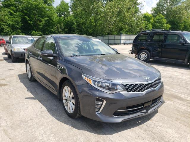 KIA OPTIMA EX 2018 with VIN 5XXGU4L30JG227303 - Photo from auction
