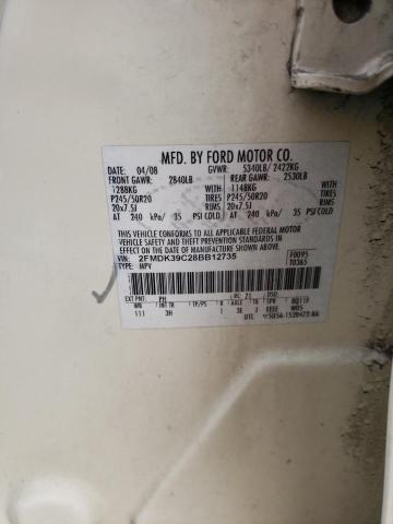 Photo 10 from auction – 2008 FORD EDGE LIMIT with VIN 2FMDK39C28BB12735