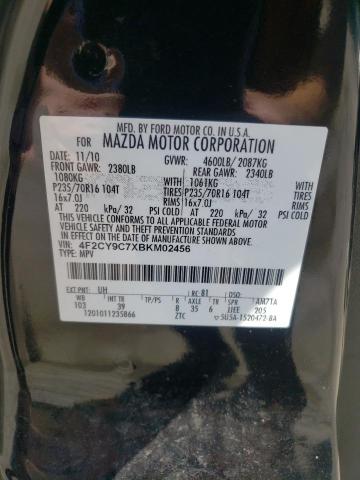 Photo 10 from auction – 2011 MAZDA TRIBUTE I with VIN 4F2CY9C7XBKM02456