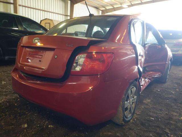 Photo 4 from auction – 2010 KIA RIO LX with VIN KNADH4A37A6640311