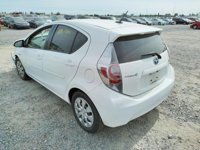 Photo 3 from auction – 2012 TOYOTA PRIUS C with VIN JTDKDTB3XC1030546