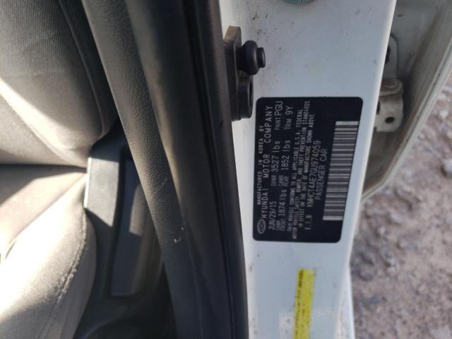 Photo 10 from auction – 2016 HYUNDAI ACCENT SE with VIN KMHCT4AE7GU974059