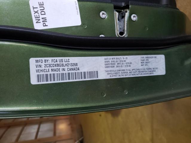 Photo 10 from auction – 2020 DODGE CHARGER SX with VIN 2C3CDXBG8LH213268