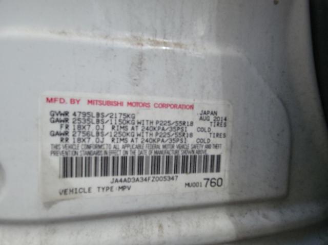 Photo 10 from auction – 2015 MITSUBISHI OUTLANDER with VIN JA4AD3A34FZ005347