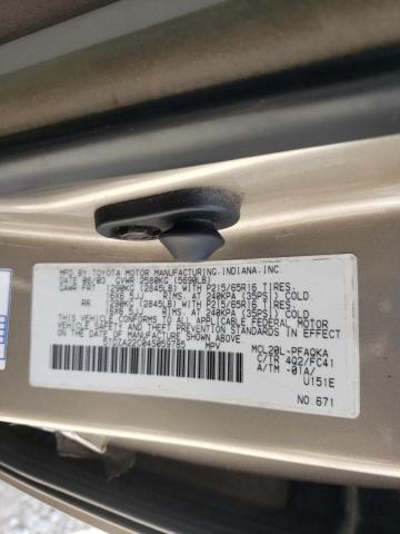 Photo 10 from auction – 2004 TOYOTA SIENNA XLE with VIN 5TDZA22C04S059785