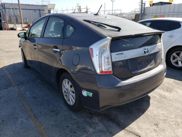 Photo 3 from auction – 2012 TOYOTA PRIUS PLUG with VIN JTDKN3DP4C3014778