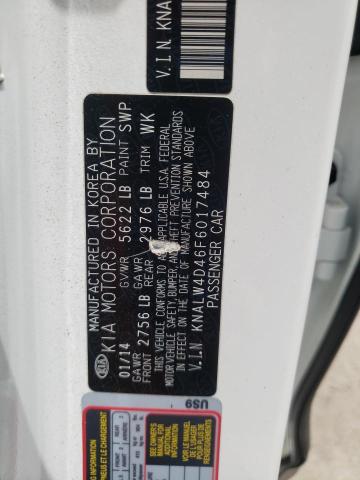 Photo 10 from auction – 2015 KIA K900 with VIN KNALW4D46F6017484