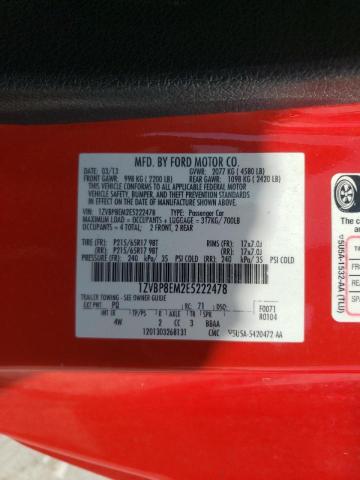 Photo 10 from auction – 2014 FORD MUSTANG with VIN 1ZVBP8EM2E5222478