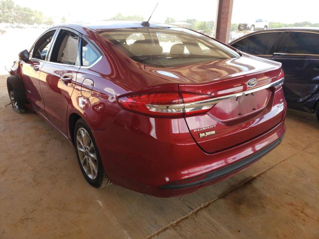 Photo 3 from auction – 2017 FORD FUSION SE with VIN 3FA6P0LU1HR381427