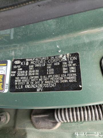 Photo 10 from auction – 2014 KIA SOUL with VIN KNDJN2A28E7037247