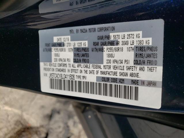 Photo 10 from auction – 2020 MAZDA CX-9 TOURI with VIN JM3TCACY8L0411606