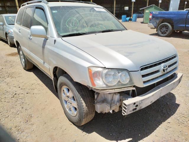 TOYOTA HIGHLANDER 2004 with VIN JTEGP21A940026921 - Photo from auction