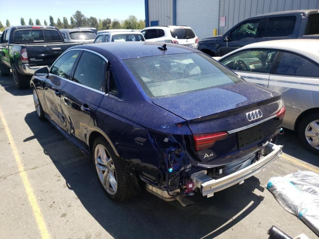 Photo 3 from auction – 2022 AUDI A4 PREMIUM with VIN WAUEAAF40NN004382