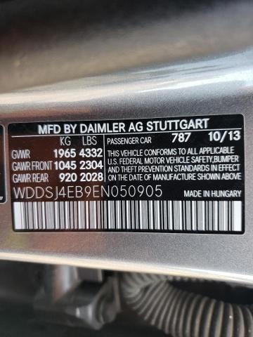Photo 10 from auction – 2014 MERCEDES-BENZ CLA 250 with VIN WDDSJ4EB9EN050905