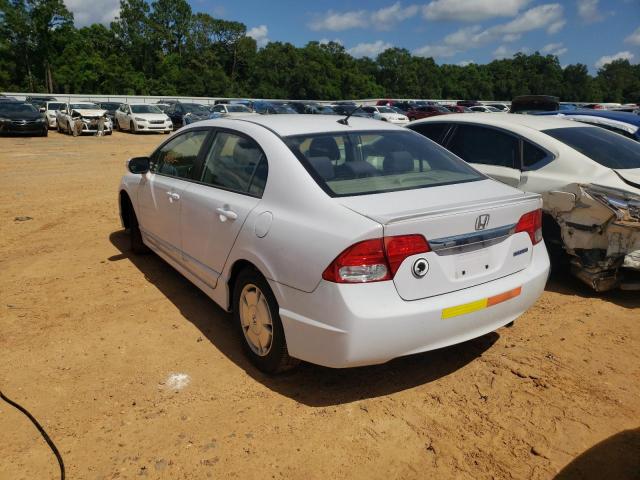 Photo 3 from auction – 2010 HONDA CIVIC HYBR with VIN JHMFA3F21AS007402