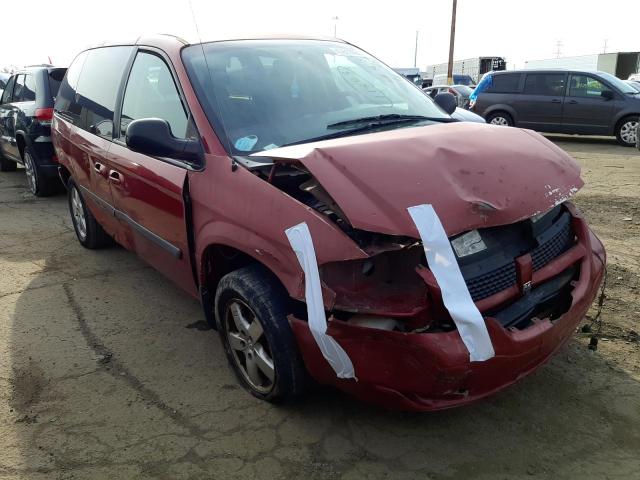 DODGE CARAVAN SX 2005 with VIN 1D4GP45R45B434638 - Photo from auction