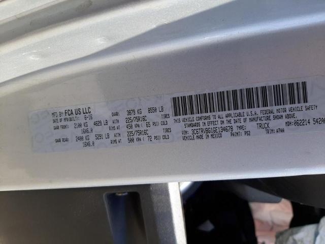 Photo 10 from auction – 2016 RAM PROMASTER with VIN 3C6TRVBG1GE134678