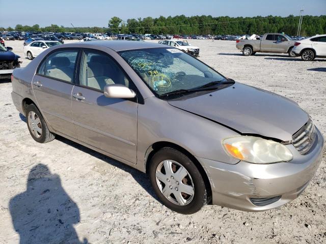 TOYOTA COROLLA 2003 with VIN 1NXBR32E73Z063601 - Photo from auction
