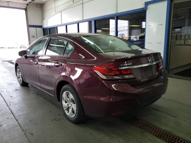 Photo 3 from auction – 2014 HONDA CIVIC LX with VIN 19XFB2F50EE235208