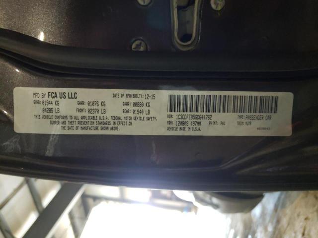 Photo 10 from auction – 2016 DODGE DART GT with VIN 1C3CDFEB5GD644762