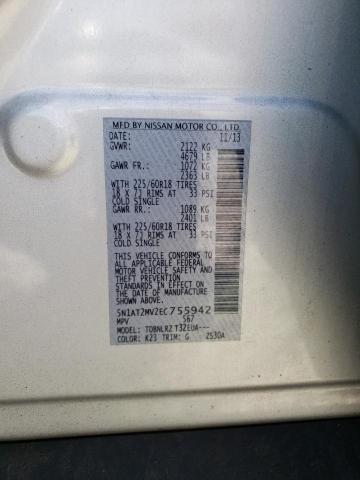 Photo 10 from auction – 2014 NISSAN ROGUE S with VIN 5N1AT2MV2EC755942