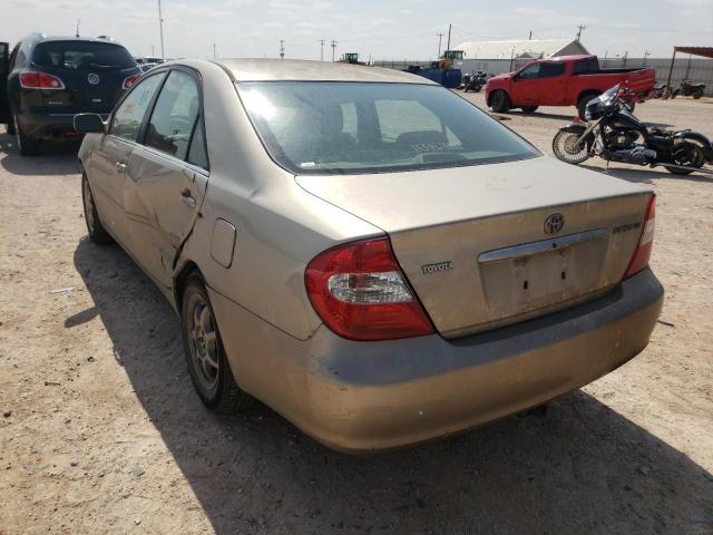 Photo 3 from auction – 2002 TOYOTA CAMRY LE with VIN JTDBE32K220117009
