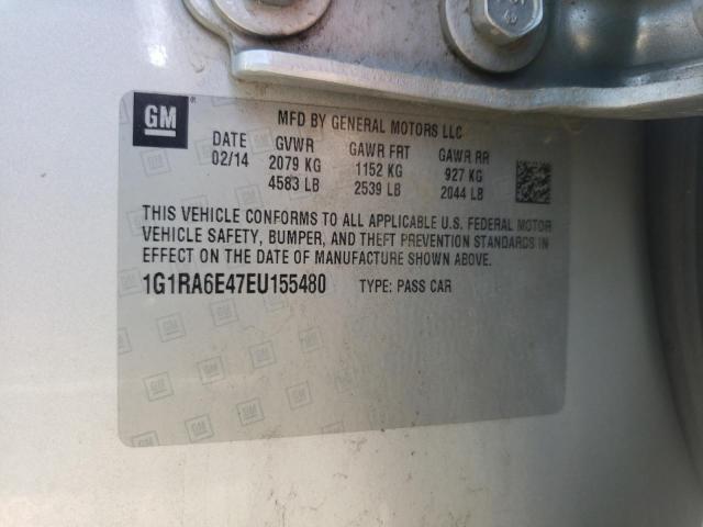 Photo 10 from auction – 2014 CHEVROLET VOLT with VIN 1G1RA6E47EU155480