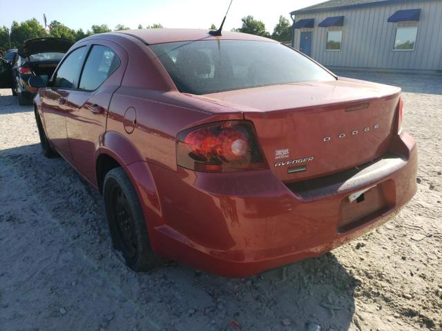 Photo 3 from auction – 2014 DODGE AVENGER SE with VIN 1C3CDZAB8EN138664