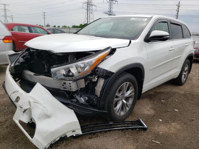 Photo 2 from auction – 2016 TOYOTA HIGHLANDER with VIN 5TDBKRFH8GS307413