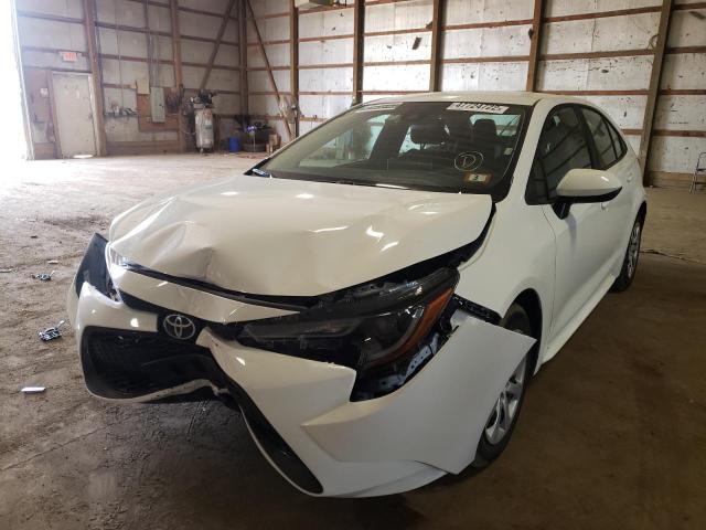 Photo 2 from auction – 2021 TOYOTA COROLLA LE with VIN 5YFEPMAEXMP256046