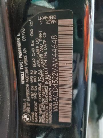 Photo 10 from auction – 1995 BMW 3 SERIES with VIN WBACD4322VAV44648