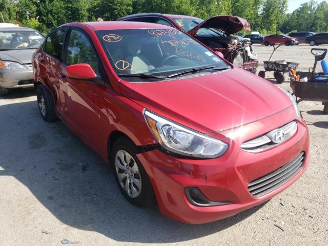 HYUNDAI ACCENT SE 2017 with VIN KMHCT4AE1HU185956 - Photo from auction