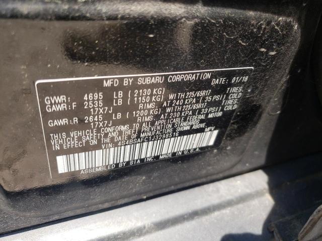 Photo 10 from auction – 2018 SUBARU OUTBACK 2. with VIN 4S4BSAFC1J3298516