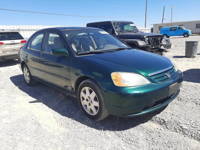 HONDA CIVIC EX 2001 with VIN 2HGES26751H552642 - Photo from auction