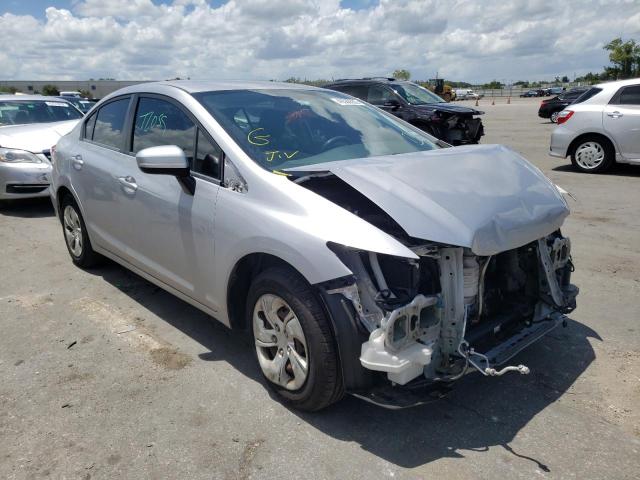 HONDA CIVIC LX 2015 with VIN 19XFB2F54FE032128 - Photo from auction