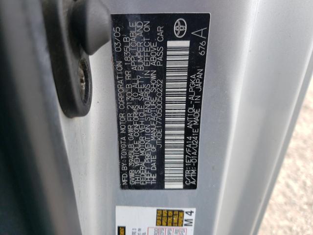 Photo 10 from auction – 2005 TOYOTA SCION TC with VIN JTKDE177050050232