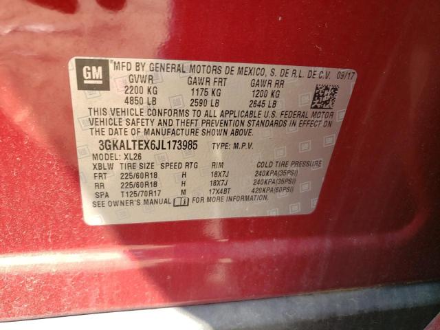 Photo 10 from auction – 2018 GMC TERRAIN SL with VIN 3GKALTEX6JL173985