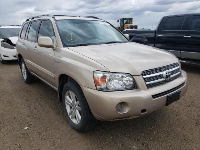 TOYOTA HIGHLANDER 2007 with VIN JTEEW21A370037122 - Photo from auction
