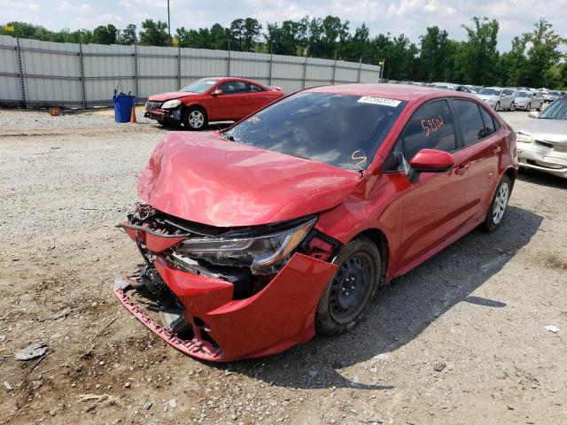 Photo 2 from auction – 2021 TOYOTA COROLLA LE with VIN JTDEPMAE0MJ137443