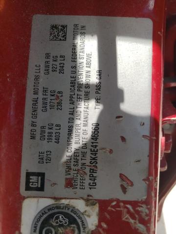 Photo 10 from auction – 2014 BUICK VERANO with VIN 1G4PR5SK4E4146560
