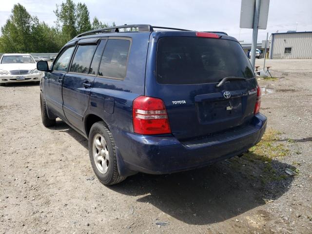 Photo 3 from auction – 2002 TOYOTA HIGHLANDER with VIN JTEGD21A920036807