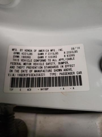Photo 10 from auction – 2014 HONDA ACCORD SPO with VIN 1HGCR2F55EA256221