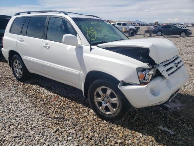 TOYOTA HIGHLANDER 2006 with VIN JTEDP21A860107706 - Photo from auction