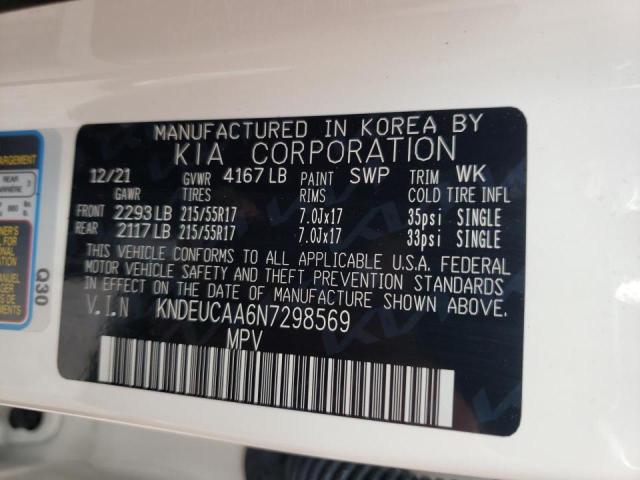 Photo 10 from auction – 2022 KIA SELTOS S with VIN KNDEUCAA6N7298569