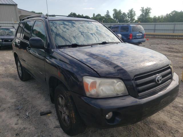 TOYOTA HIGHLANDER 2007 with VIN JTEEP21AX70222281 - Photo from auction