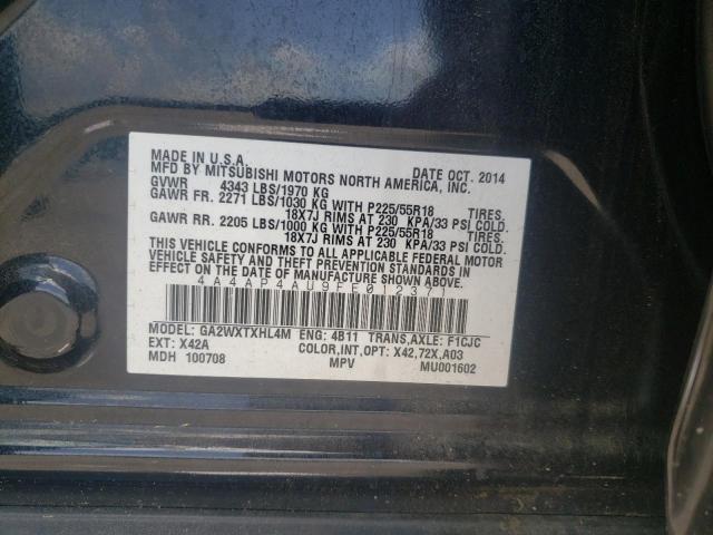 Фото 10 с аукциона – 2015 MITSUBISHI OUTLANDER с VIN 4A4AP4AU9FE012371