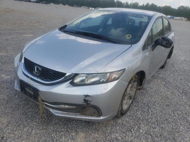 Photo 2 from auction – 2013 HONDA CIVIC LX with VIN 19XFB2F51DE069697