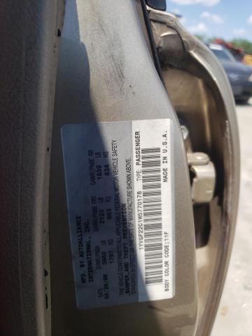 Photo 10 from auction – 1998 MAZDA 626 DX with VIN 1YVGF22C1W5770178