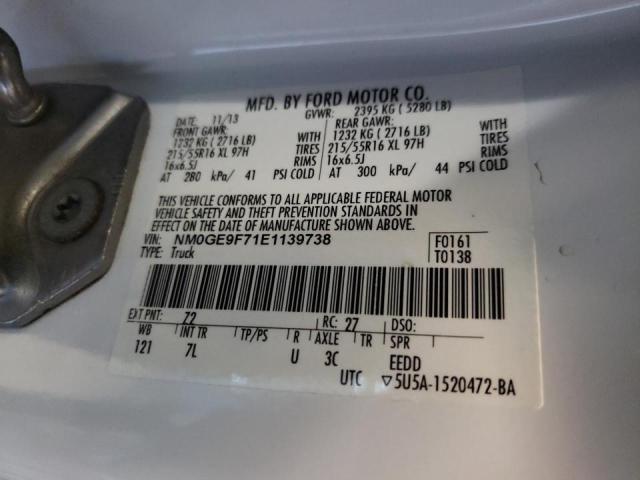 Photo 10 from auction – 2014 FORD TRANSIT CO with VIN NM0GE9F71E1139738