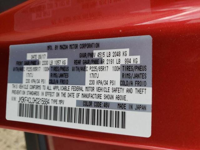 Photo 10 from auction – 2017 MAZDA CX-5 TOURI with VIN JM3KFACL0H0215884